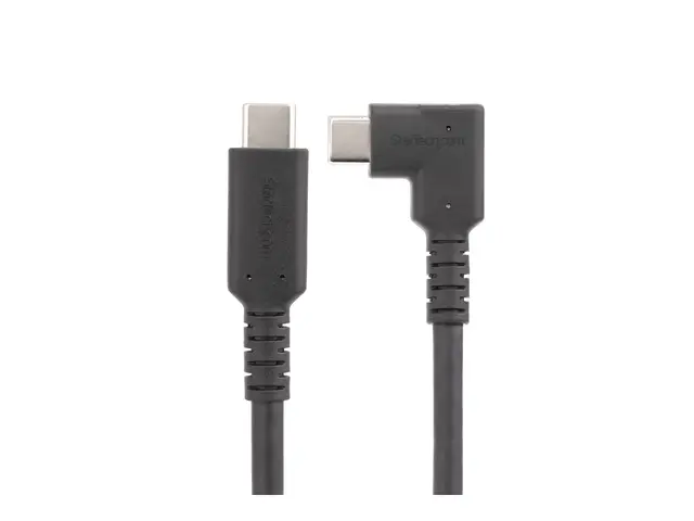 StarTech.com 6ft (2m) Rugged Right Angle USB-C Cable, USB 3.2 Gen ...