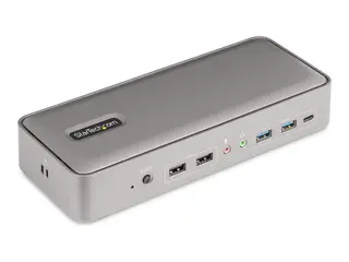 STARTECH.COM Dual-Laptop USB-C KVM Docking Station Dual Monitor 4K 60Hz Di