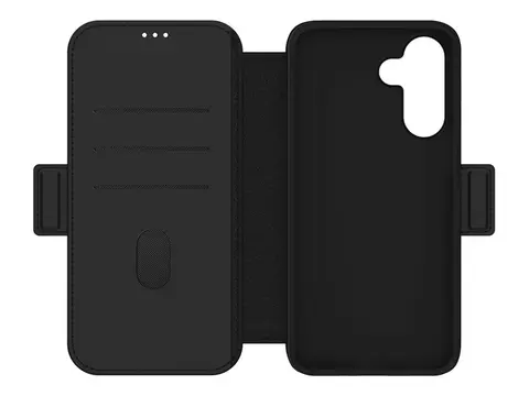 KEY Nordfjord - Lommebok for mobiltelefon polyuretanlær, 100 % resirkulert plast - svart - for Samsung Galaxy A17
