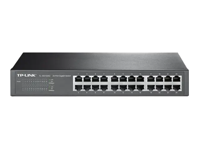 TP-Link TL-SG1024D - Switch - 24 x 10/100/1000 - stasjonær, rackmo...