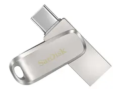 SanDisk Ultra Dual Drive Luxe - USB-flashstasjon 64 GB - USB 3.2 Gen 1 / USB-C