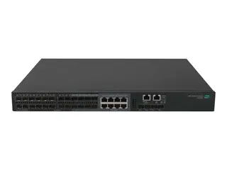 HPE FlexNetwork 5140 24G SFP w/8G Combo 4SFP+ EI Switch - L3 - smart - 24 x Gigabit SFP + 8 x kombo for Gigabit Ethernet/Gigabit SFP + 4 x 10 Gigabit Ethernet / 1 Gigabit Ethernet SFP+ - rackmonterbar