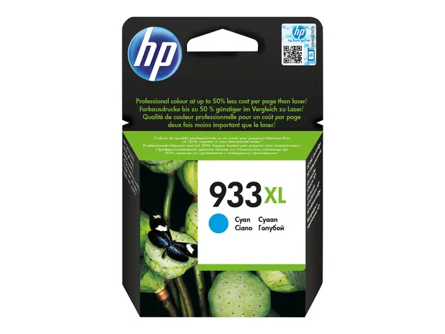 HP 933XL - Høy ytelse - cyan - original - blekkpatron - for Office...