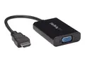 StarTech.com HDMI to VGA Video Adapter Converter with Audio for Desktop PC / Laptop / Ultrabook 1920x1080 - video adapter - HDMI / VGA / lyd - 25 cm