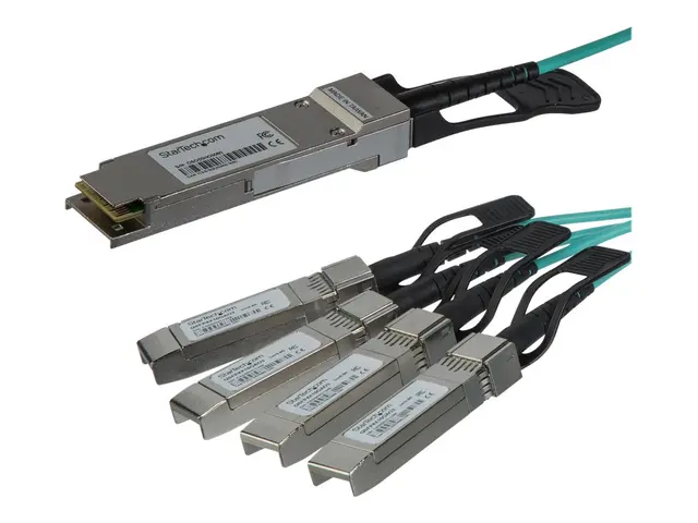 StarTech.com AOC Breakout Cable for Cisco QSFP-4X10G-AOC3M, 3m/9.8...