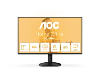 AOC 27B31H - LED-skjerm - 27" - 1920 x 1080 Full HD (1080p) @ 120 Hz IPS - 300 cd/m² - 1500:1 - 1 ms - HDMI, VGA - svart