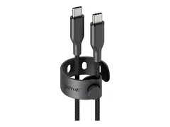 empower by PanzerGlass - USB-kabel - USB-C (hann) til USB-C (hann) USB 2.0 - 48 V - 5 A - 2 m - Hurtiglading opptil 240W - romsvart