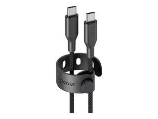 empower by PanzerGlass - USB-kabel - USB-C (hann) til USB-C (hann) USB 2.0 - 48 V - 5 A - 2 m - Hurtiglading opptil 240W - romsvart