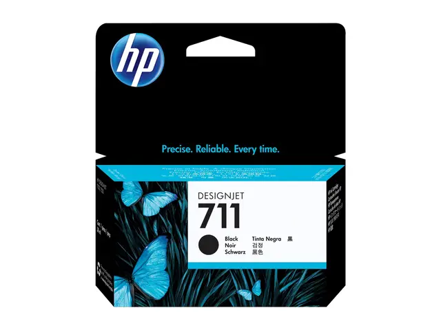 HP 711 - 38 ml - svart - original - DesignJet - blekkpatron - for ...