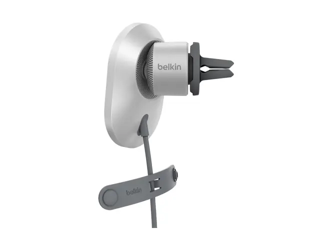 Belkin - Trådløs ladeholder for bil magnetisk med Qi2 + bilstrømad...