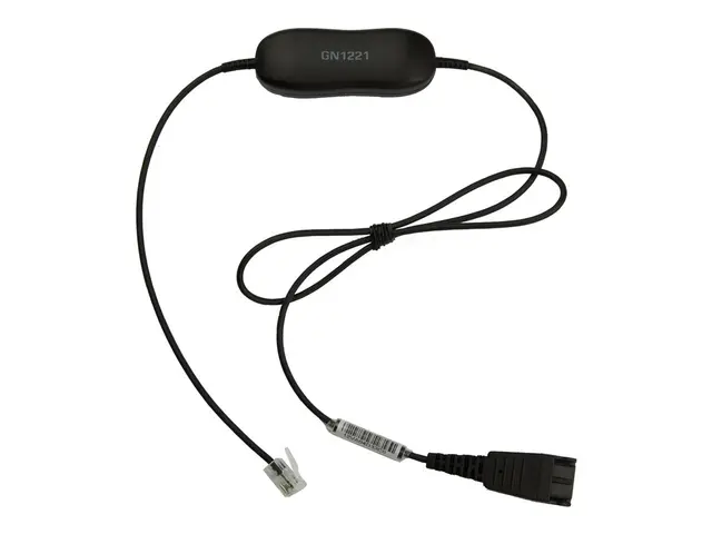 Jabra GN1221 Sound Limiter - Hodetelefonkabel - RJ-9 hann til Quic...