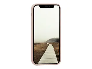dbramante1928 Monaco - Baksidedeksel for mobiltelefon snappfeste - MagSafe-samsvar - 100 % resirkulert plast - rosa sand - for Apple iPhone 13 Pro
