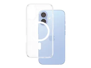 PanzerGlass HardCase - Baksidedeksel for mobiltelefon MagSafe-samsvar - polykarbonat, termoplast-polyuretan (TPU) - hvit, gjennomsiktig - for Apple iPhone 16