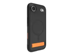 ZAGG Sedona Snap - Baksidedeksel for mobiltelefon med stativ - MagSafe-samsvar - grafen - flom svart - for Apple iPhone Air