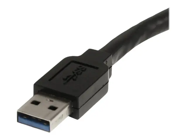 StarTech.com 32.8 ft Active USB 3.0 Extension Cable with AC Power ...