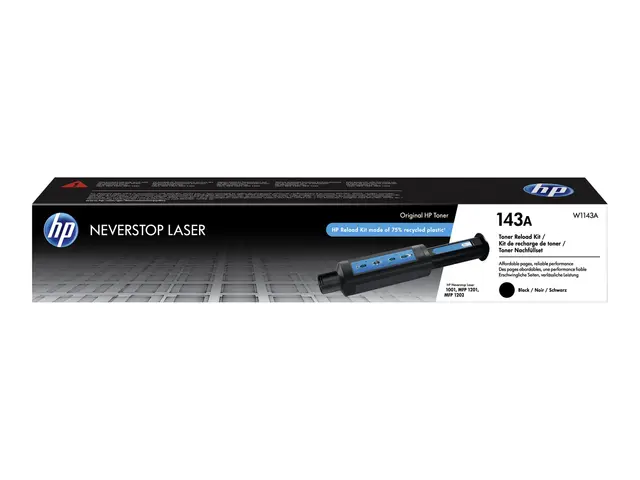 HP 143A Reload Kit - Svart - tonerpåfylling - for Neverstop 1001, ...