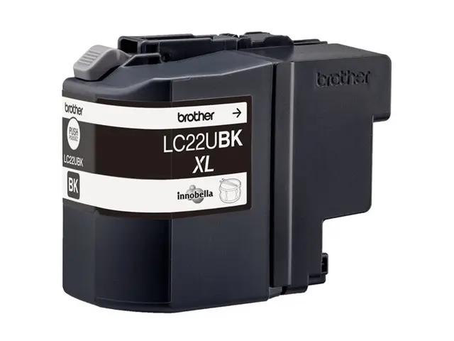 Brother LC22UBK - XL - svart - original - blekkpatron - for Brothe...