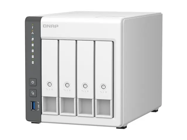 QNAP TS-433 - NAS-server 4 brønner SATA 6Gb/s RAID 0, 1, 5, 6, 10,...