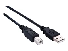 Elivi - USB-kabel - USB-type B (hann) til USB (hann) USB 2.0 - 2 m - formstøpt - svart