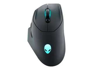 Alienware AW620M - Mus - h&#248;yrehendt - optisk 7 knapper - kablet, tr&#229;dl&#248;s - USB, 2.4 GHz - Dark Side of the Moon - l&#248;svekt - boks