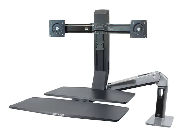 Ergotron WorkFit-A Dual Workstation With Worksurface - Stående skr...