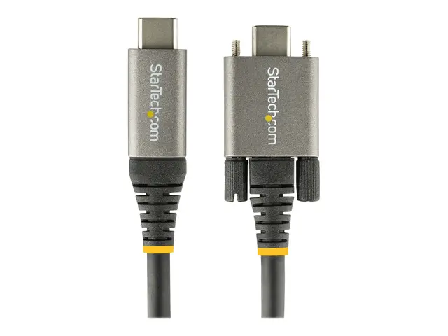 StarTech.com 20" 50cm Side Screw Locking USB C Cable 10Gbps, 3.1/3...
