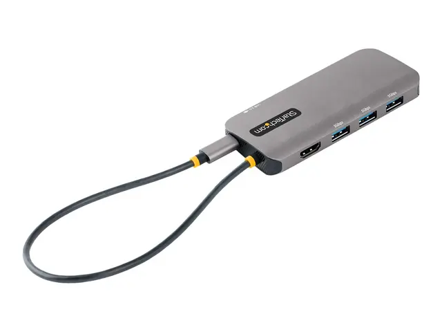 StarTech.com USB C Multiport Adapter, 4K 60Hz HDMI Video, 3-Port 5...