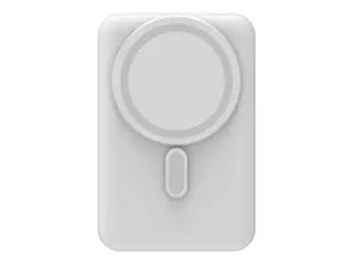 mophie snap+ - Trådløs ladepute / ladestativ med stativ - 10000 mAh - 20 watt (USB-C) - hvit