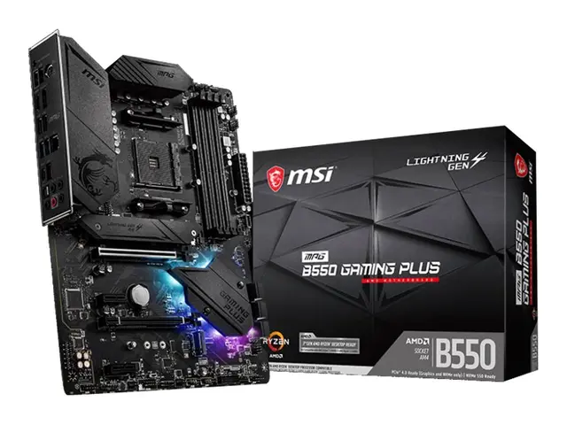 MSI MPG B550 GAMING PLUS - Hovedkort - ATX - Socket AM4 - AMD B550...