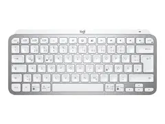 Logitech MX Keys Mini - Tastatur - bakbelysning trådløs - Bluetooth - AZERTY - Fransk - blekgrå