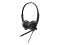 Dell Wired Headset WH125 - Hodesett on-ear - kablet - USB-A - svart