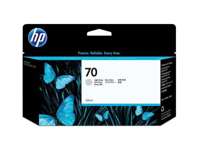 HP 70 - 130 ml lysegrå original DesignJet blekkpatron for HD Pro M...