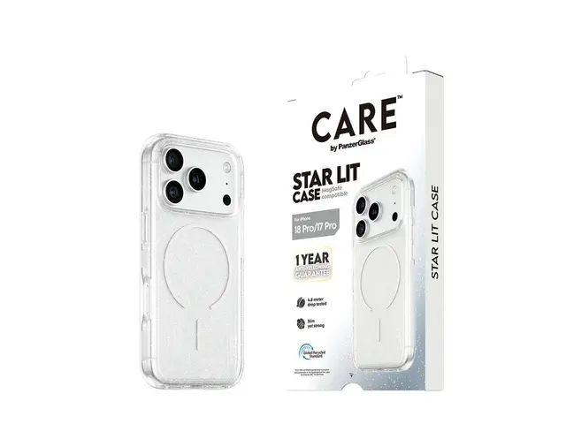 CARE by PanzerGlass Star Lit - Beskyttende deksel for mobiltelefon...