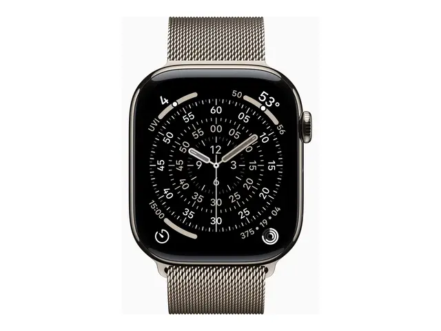 Apple Watch Series 11 (GPS + Cellular) - 46 mm naturlig titan smar...