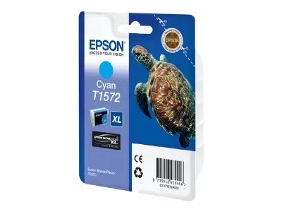 Epson T1572 - 25.9 ml - cyan - original - blister - blekkpatron - ...