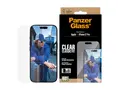 PanzerGlass - Skjermbeskyttelse for mobiltelefon klassisk passform med EasyAligner - glass - blank - for Apple iPhone 17 Pro