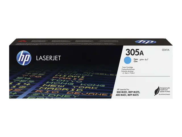 HP 305A - Cyan original LaserJet tonerpatron (CE411A) for Pro 300 ...