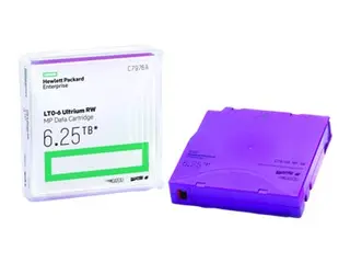 HPE Ultrium RW Data Cartridge - LTO Ultrium 6 6.25 TB purpur - for StoreEver 6250, LTO-6, MSL2024, MSL4048, MSL8096; StoreEver 1/8 G2