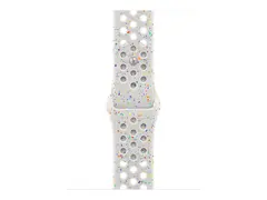 Apple Nike - Klokkestropp for smart armbåndsur 40mm - S/M-størrelse - ren platina