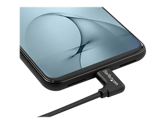 StarTech.com Right Angle USB-C Cable - 1m / 3 ft - Reversible - M/...