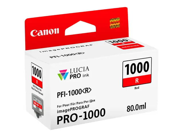 Canon PFI-1000 R - 80 ml - rød - original - blekkbeholder - for im...