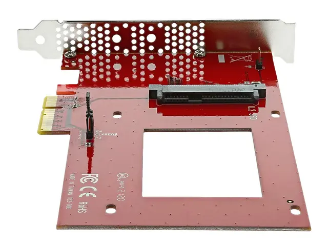 StarTech.com U.2 to PCIe Adapter - x4 For 2.5" NVMe SSD SFF-8639 d...