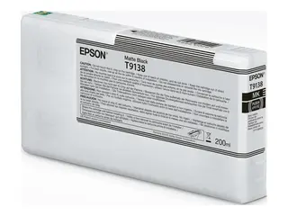 Epson T9138 - 200 ml - matt svart original - blekkpatron - for SureColor SC-P5000 STD Spectro, SC-P5000 Violet, SC-P5000 Violet Spectro