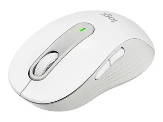 Logitech Signature M650 for Business Mus - tr&#229;dl&#248;s - 2.4 GHz, Bluetooth - Logitech Logi Bolt USB-mottaker - elfenbenshvit
