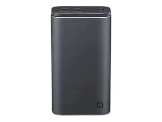 Andersson - Strømbank - høy kapasitet - 20000 mAh 35 watt - 3 A - PD 3.0, QC 3.0 - 4 utgangskontakter (2 x USB, 2 x 24 pin USB-C (PD)) - på kabel: USB-C - romgrå