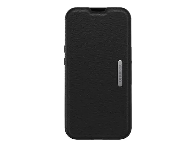 OtterBox Strada - Lommebok for mobiltelefon - lær - skyggesvart - ...
