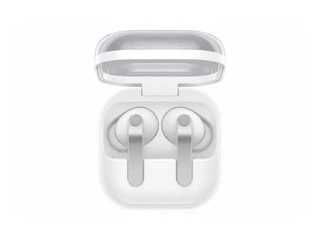 Samsung Galaxy Buds4 Pro - True wireless-hodetelefoner med mikrofon i øret - Bluetooth - aktiv støydemping - hvit 