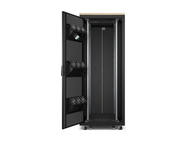 APC NetShelter - Rack (horisontal) lydisolert AC 230 V lønn 38U 19"