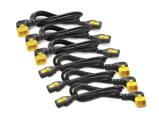 APC - Str&#248;mkabel - power IEC 60320 C13 til IEC 60320 C14 10 A - 61 cm - 90&#176;-kontakt - svart - Hele verden - for P/N: SCL500RMI1UC, SCL500RMI1UNC, SMTL750RMI2UC, SRT1500RMXLI, SRT1500XLI, SRT2200XLI-KR