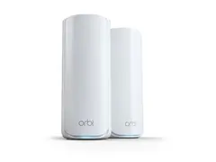 NETGEAR Orbi 770 Series RBE772 Wi-Fi-system - (ruter, utvider) - inntil 4500 kvadratfot - maske 1GbE, Wi-Fi 7 Multibånd